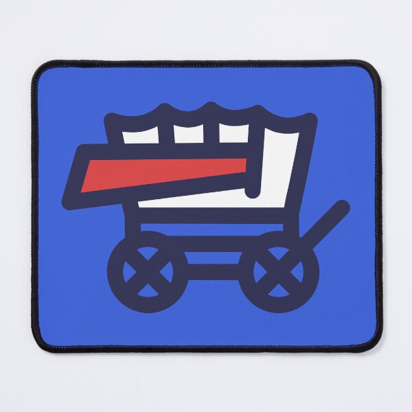 Item preview, Buffalo Circle the Wagons Pop Art Logo Cartoon designed and sold by Southtowns Carl.
