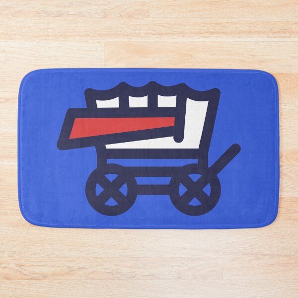 Item preview, Buffalo Circle the Wagons Pop Art Logo Cartoon designed and sold by Southtowns Carl.