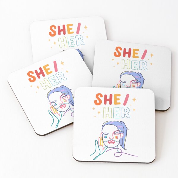 Item preview, She/Her Pronouns Print!  designed and sold by earthandorigin.