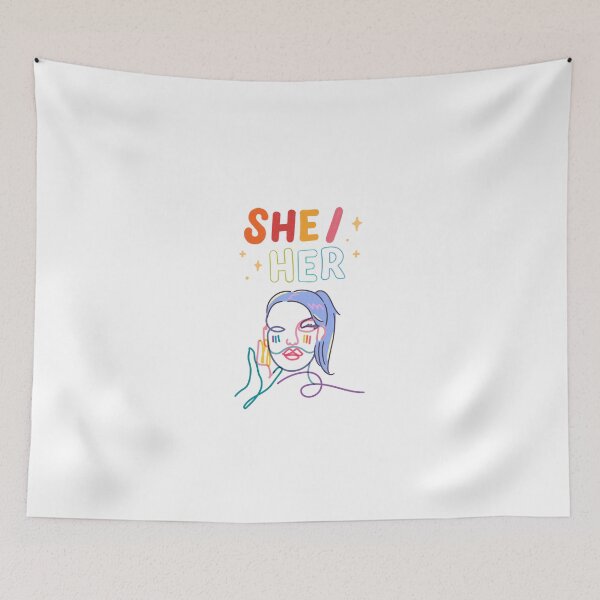 Item preview, She/Her Pronouns Print!  designed and sold by earthandorigin.