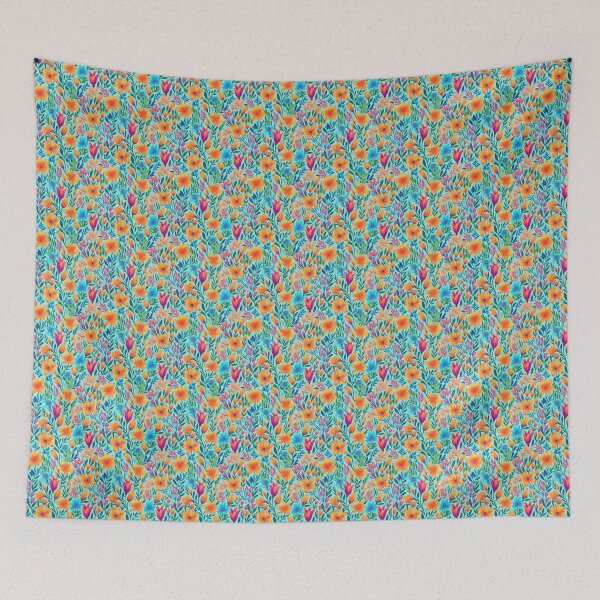 Item preview, Artistic Bouquet: Colorful Flower Print for Gift Giving designed and sold by nojdeux.