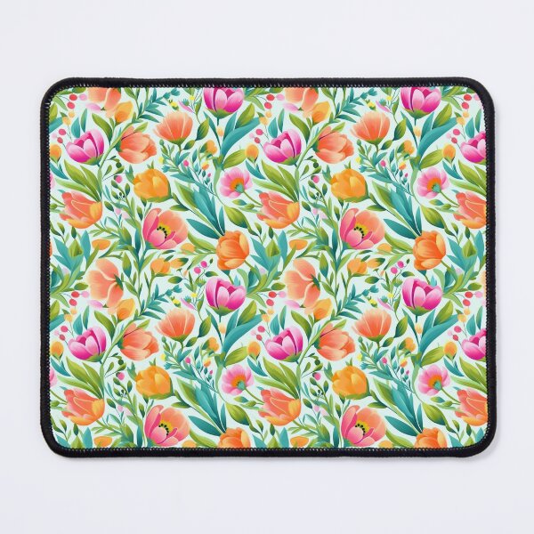 Item preview, Rainbow Garden: Colorful Spring Flower Print for Joyful Spaces designed and sold by nojdeux.