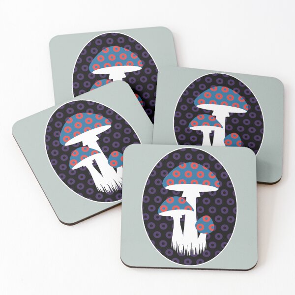 Artikelvorschau, Phish Fishman Donuts Amanita-Pilze entworfen und verkauft von Normandie Rainwater.