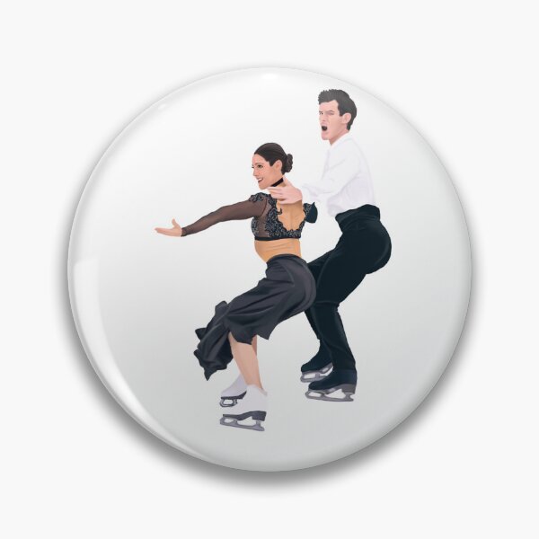 Item preview, Laurence Fornier Beaudry & Nikolaj Sorensen Sticker | Figure Skating Sticker designed and sold by fskatingprints.