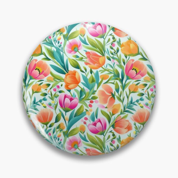 Item preview, Whispering Petals: Colorful Spring Blossom Print for Serene Ambiance designed and sold by nojdeux.
