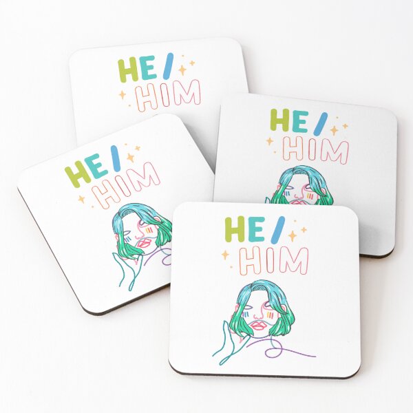 Item preview, He/Him Pronouns Print!  designed and sold by earthandorigin.