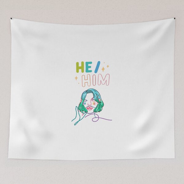 Item preview, He/Him Pronouns Print!  designed and sold by earthandorigin.