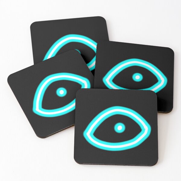 Item preview, Neon Eyes - Blue Version designed and sold by Boxer-n-co.
