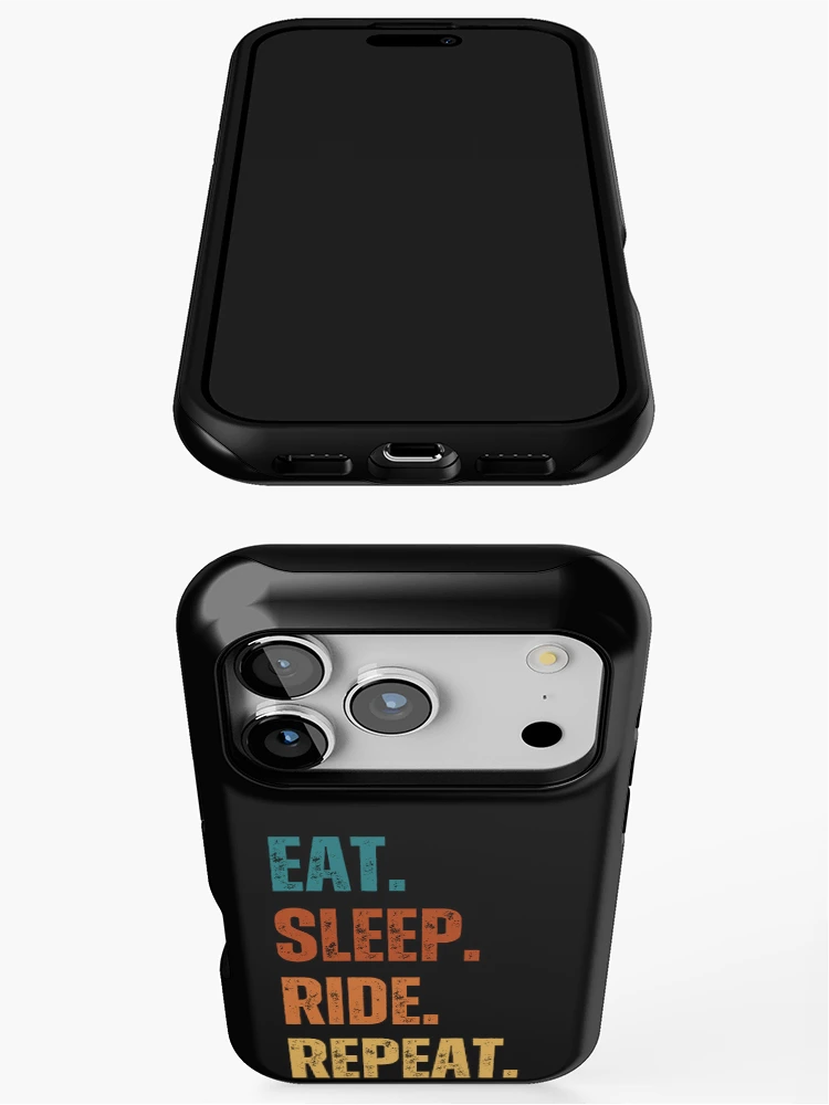 Thumbnail 3 of 4, iPhone Case, Eat, Sleep, Ride, Repeat designed and sold by Inkdentity.