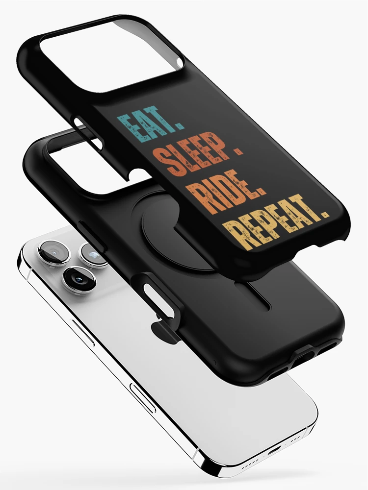 Thumbnail 2 of 4, iPhone Case, Eat, Sleep, Ride, Repeat designed and sold by Inkdentity.