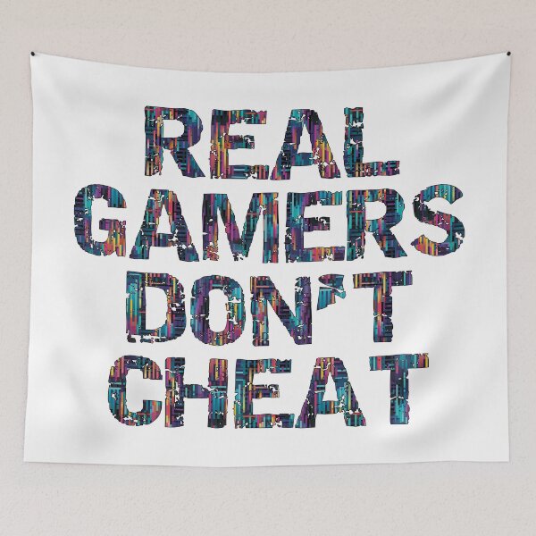 Item preview, Real Gamers Don't Cheat designed and sold by ArtByDominique.