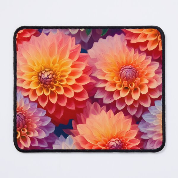 Item preview, Painted Dahlias designed and sold by ArtfulVixen.