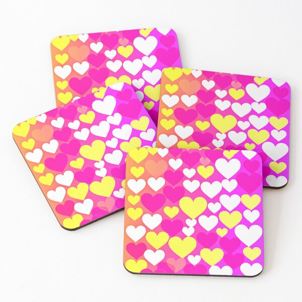 Item preview, Colorful Heart Love Pattern designed and sold by Health And Fitness Posts e-Store.
