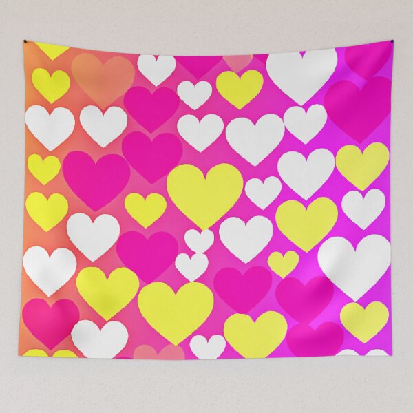 Item preview, Colorful Heart Love Pattern designed and sold by Health And Fitness Posts e-Store.