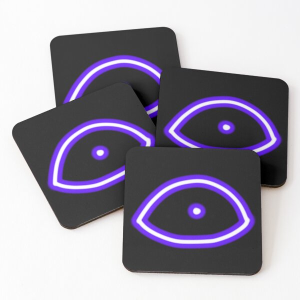 Item preview, Neon Eyes - Purple Version designed and sold by Boxer-n-co.