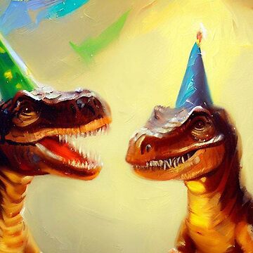 Artwork thumbnail, Dinosaur Party by kartedrop