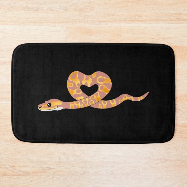Item preview, Coral Glow Ball Python Heart designed and sold by eternallygifted.