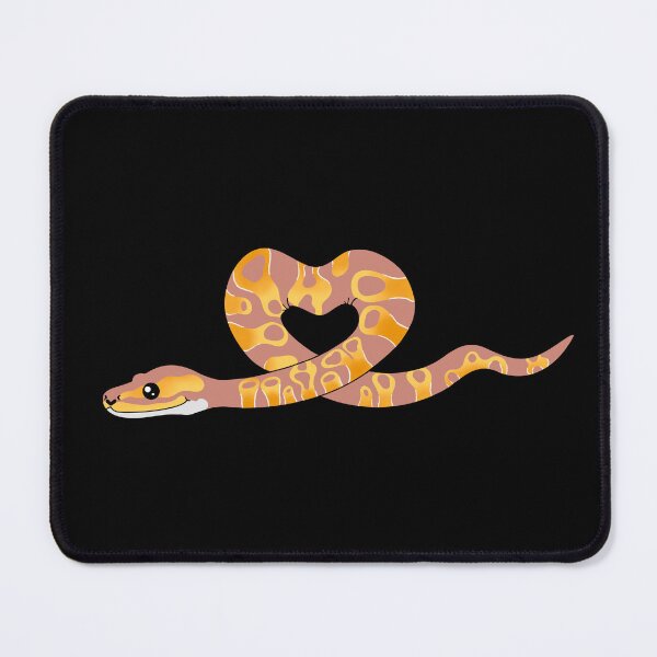 Item preview, Coral Glow Ball Python Heart designed and sold by eternallygifted.