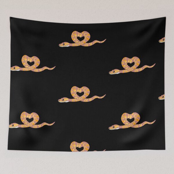 Item preview, Coral Glow Ball Python Heart designed and sold by eternallygifted.