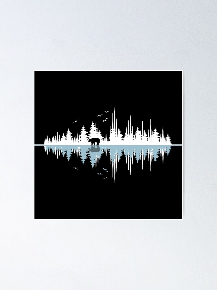 The Sounds Of Nature - Music Sound Wave Poster for Sale by Gypsy