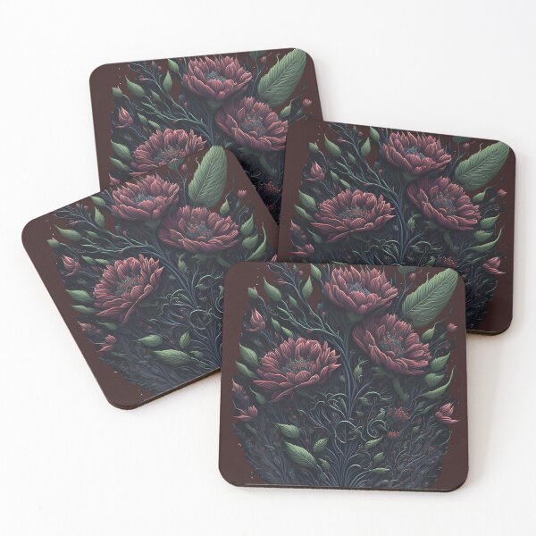 Item preview, Dark Bouquet Of Flowers designed and sold by hassanjnoub.