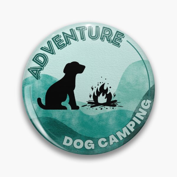 Item preview, Campfire Buddies - Adventure Dog Camping designed and sold by Heartee.