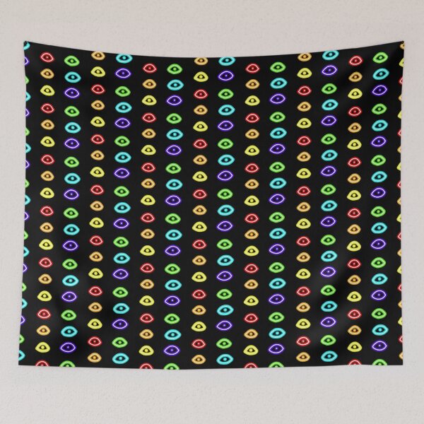 Item preview, Neon Eyes - Rainbow Version designed and sold by Boxer-n-co.
