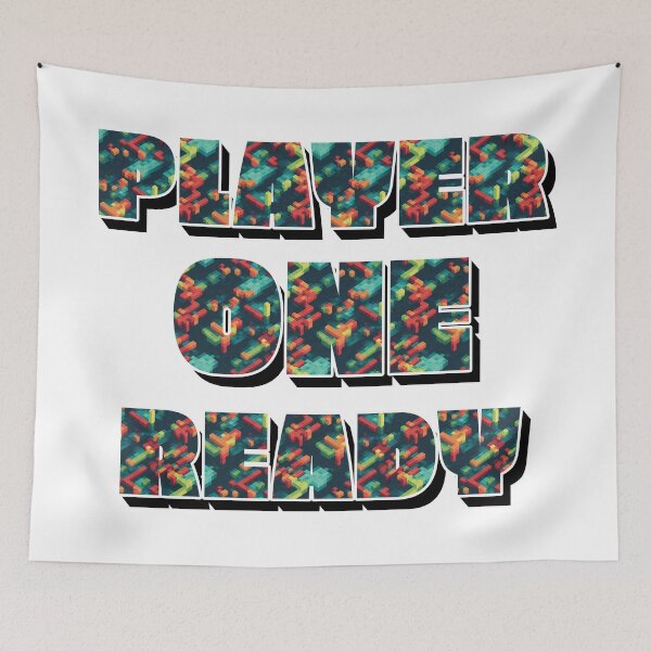 Item preview, Player One Ready designed and sold by ArtByDominique.
