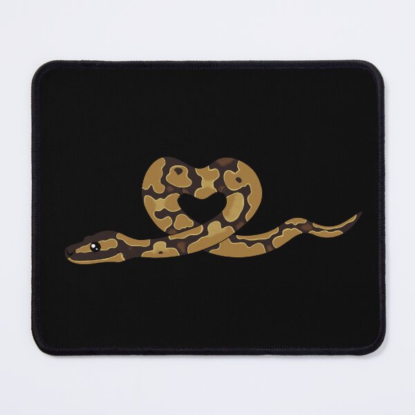 Item preview, Fire Ball Python Heart designed and sold by eternallygifted.