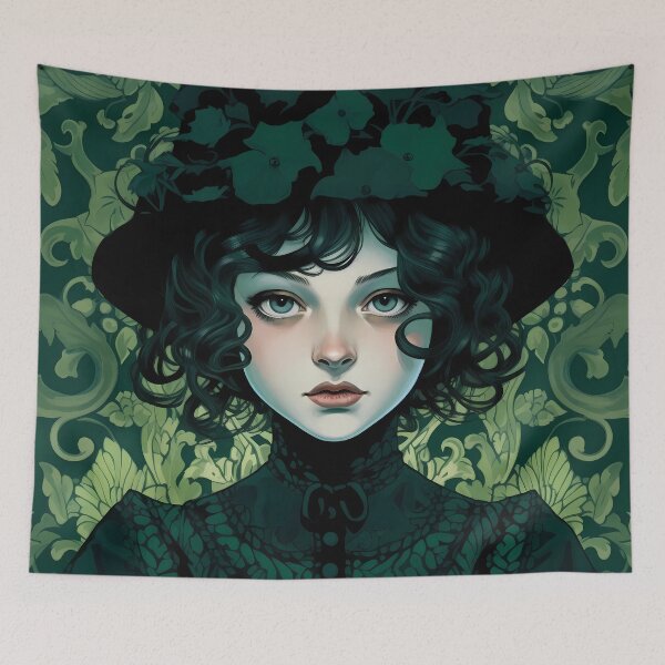 Item preview, Emerald : Portrait Of A Goth Girl Series designed and sold by MTJ-Mushrooms.