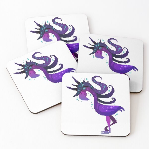 Item preview, Pixel Art - Flamingo Swirl Monster designed and sold by Kaiko-Roku.