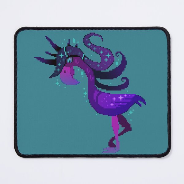 Item preview, Pixel Art - Flamingo Swirl Monster designed and sold by Kaiko-Roku.