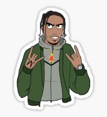 AJ Tracey DBZ Style Sticker