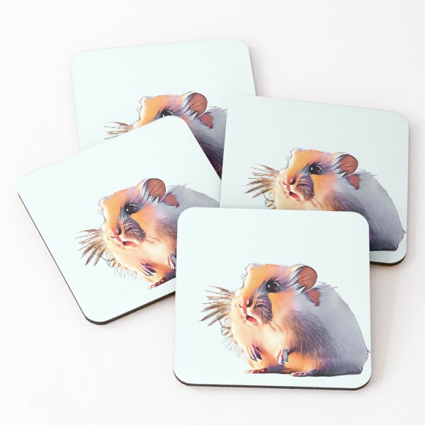 Item preview, CUTE HAMSTER SHOCKED designed and sold by rawat401.