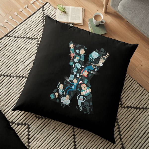 Conspiratorial Reunion Floor Pillow