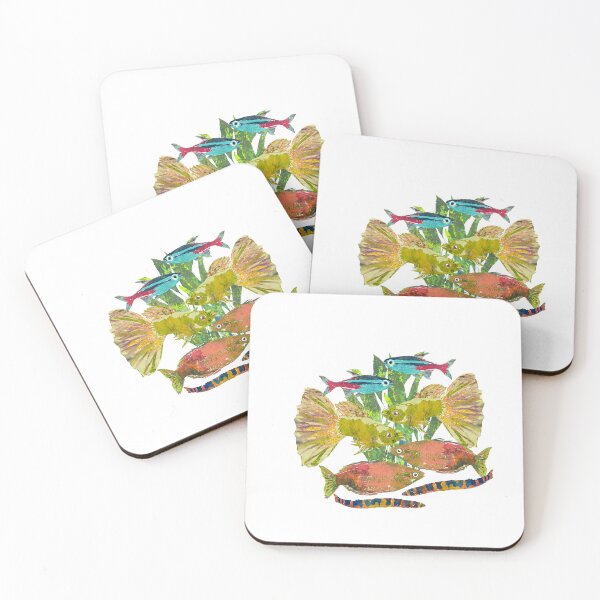 Item preview, Small School of Tropical Fish designed and sold by ginaisarty.