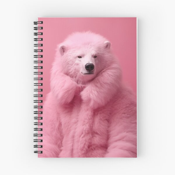 Item preview, Technicolor Wildlife - Pink Polar Bear designed and sold by experimentingAI.