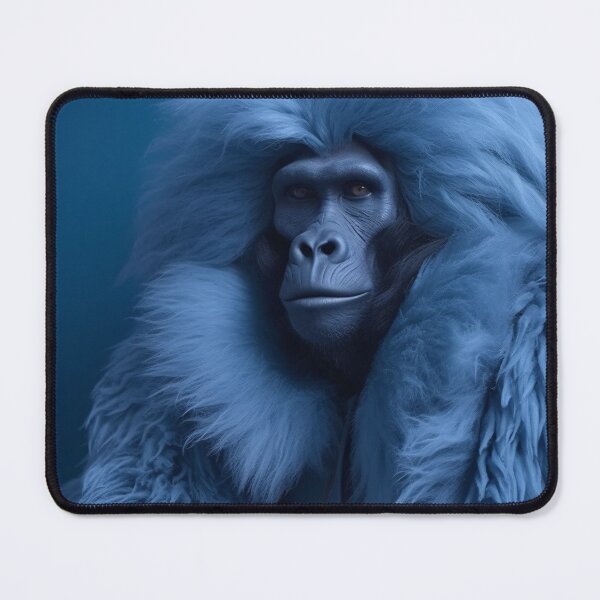Item preview, Technicolor Wildlife - Blue Gorilla designed and sold by experimentingAI.