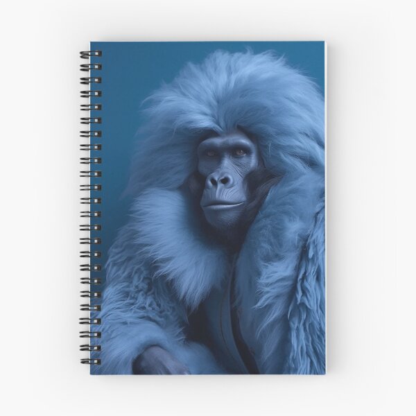 Item preview, Technicolor Wildlife - Blue Gorilla designed and sold by experimentingAI.