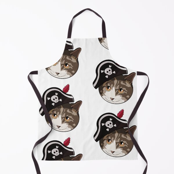 Item preview, Pirate Cat - Cats in Hats Sticker designed and sold by N9Livez.