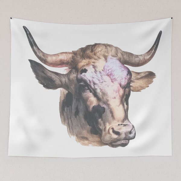 Item preview, drawing of a steer - dePace' designed and sold by mrpropcake.