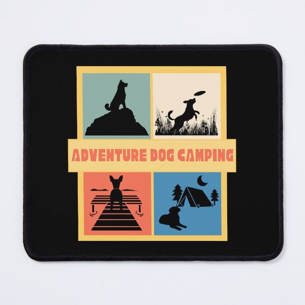 Item preview, Dog Silhouettes - Adventure Dog Camping designed and sold by Heartee.