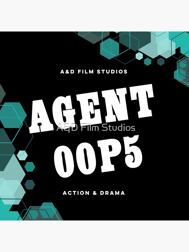Thumbnail 3 of 3, Sticker, Agent 00p5 designed and sold by A&D Film Studios.