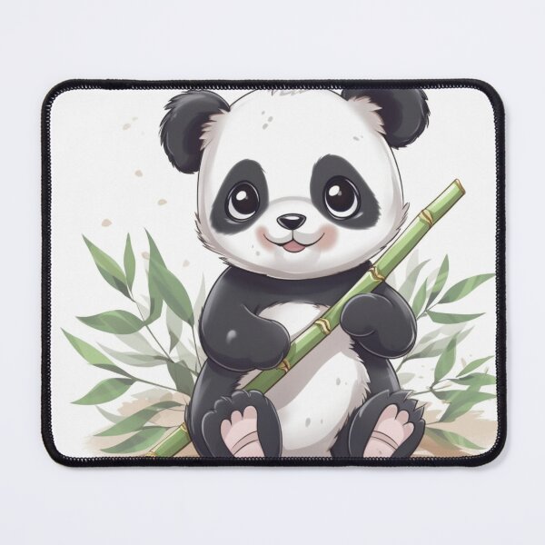 Item preview, bamboo panda naughty baby loving kawaii designed and sold by DigitalPixelize.