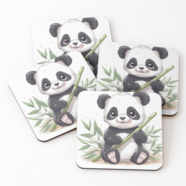 Item preview,  bamboo panda naughty baby loving kawaii designed and sold by DigitalPixelize.