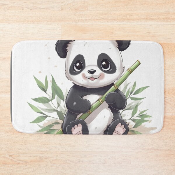 Item preview,  bamboo panda naughty baby loving kawaii designed and sold by DigitalPixelize.