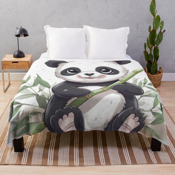 Item preview, bamboo panda naughty baby loving kawaii designed and sold by DigitalPixelize.