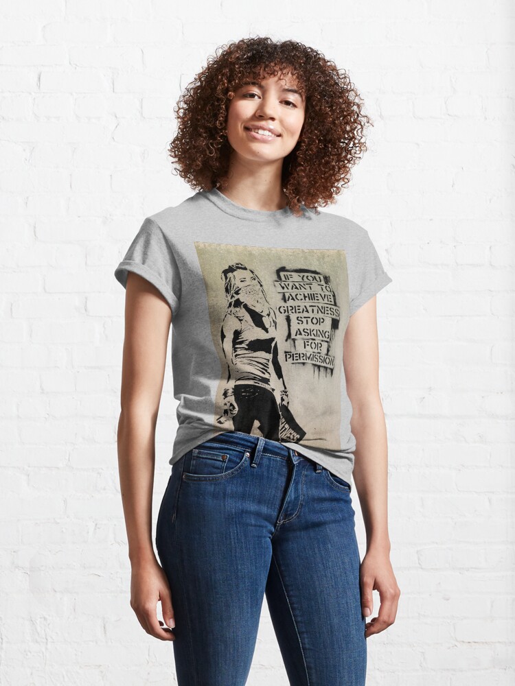 Alternate view of Banksy, greatness Classic T-Shirt