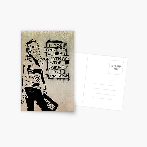 Banksy, la grandeur Carte postale