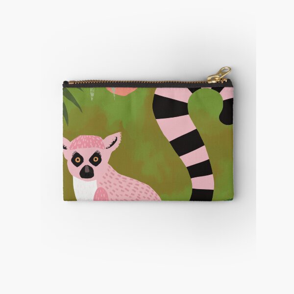 Item preview, Ring-tailed Lemur Under Orange Sun designed and sold by DCamille.